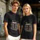 Olive T-Shirt With Skeletons Holding A Beer Pitcher Graphic