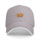 Black Baseball Cap With Tangled Christmas Squirrel Artwork