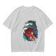 Spirited Away anime graphic olive green short sleeve t-shirt