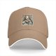 Black baseball cap with Spirited Away No-Face and Great Wave print