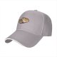 Black baseball cap with cute kawaii ramen bowls graphic