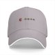 Black Baseball Cap With Grill And Burger Graphic Design
