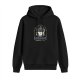 Black hoodie with Goobbue Green Tea graphic design