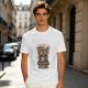 Olive t-shirt with coffee strength motivational print