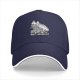Black Baseball Cap With Fantasy Dragon Art Print