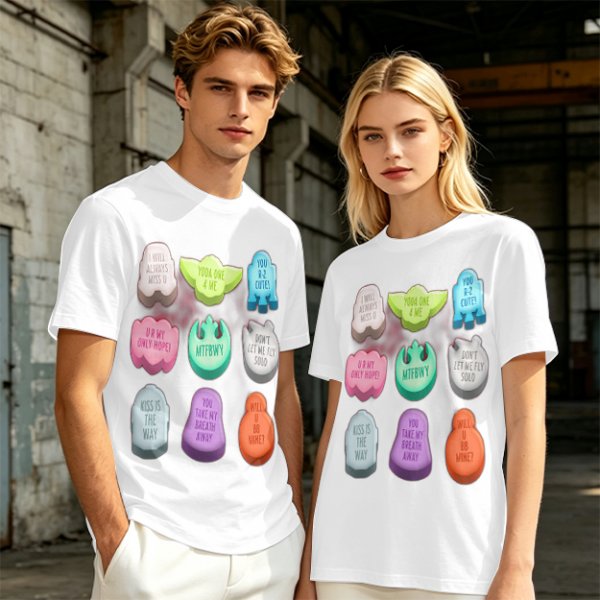 Star Wars Conversation Hearts Graphic Tee