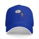 Black Baseball Cap With I'm A Little Chili Cartoon Pepper Design