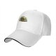 Black Baseball Cap With Distressed Mushroom Forest Graphic