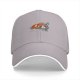 Black Baseball Cap with Sleeping Sloth Workout Graphic