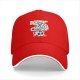 Black baseball cap with drink fine coffee skull cup graphic