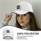 Black baseball cap with Mental Fest themed band-style print