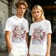 One Piece Gear 5 Luffy Graphic Print Olive T-Shirt