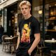 Final Fantasy VII Inspired Graphic T-Shirt with Character and Sword Art
