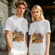 Christmas Catbus T-Shirt with Festive Spirited Away Characters
