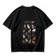 Olive T-Shirt With Cat Loaf Breeds Graphic Print