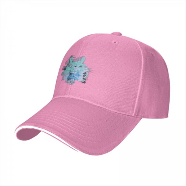 Black Baseball Cap With Watercolor Forest Spirit Art Print