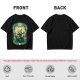 Olive Green T-Shirt With Fantasy Warrior Graphic Print