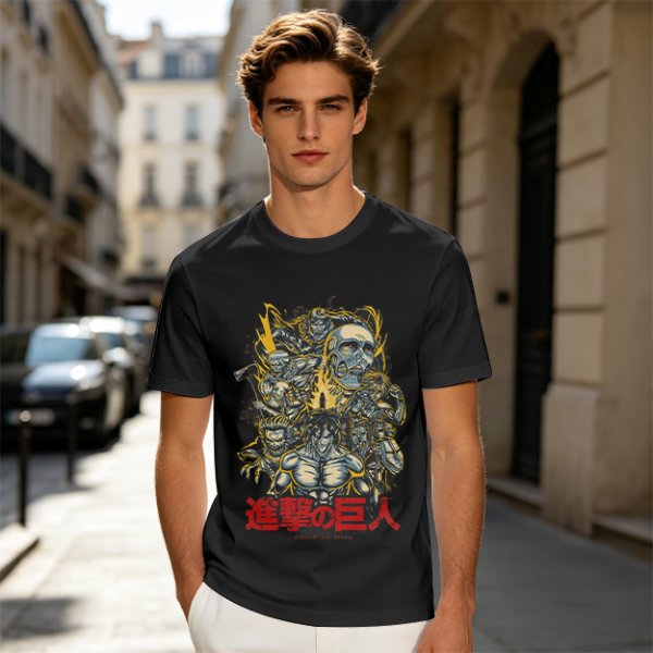 Attack on Titan Colossal Titans Graphic Tee