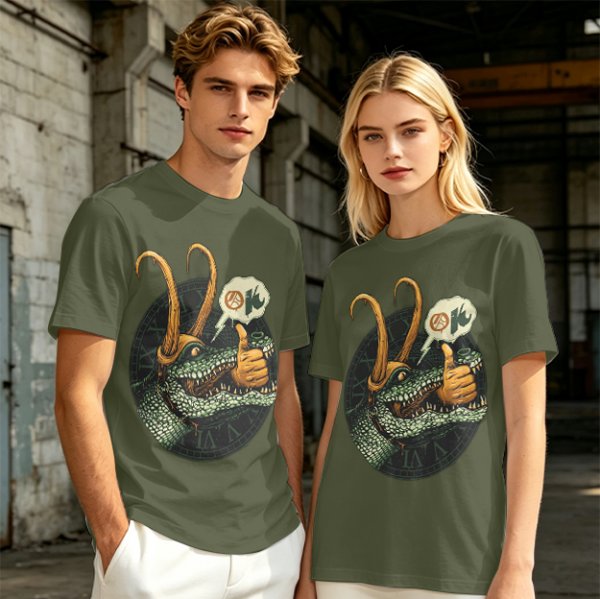 Alligator Loki Thumbs Up Graphic Tee