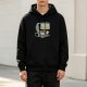 Black hoodie with retro computer 'kind of day' graphic