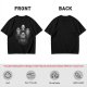 Olive Graphic T-Shirt with Fantasy Character Portraits
