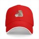 Black baseball cap with owl coffee and books graphic