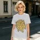 Olive Green T-Shirt With Pepperoni Pizza Slice Graphic