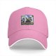 Black baseball cap with raccoon chef graphic and RACCACOOKIE text