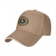Black baseball cap with vintage clock face graphic