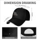 Black Baseball Cap With Wizard Owl Art Print