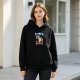 Black hoodie with cute goat 'Totes Mc Glutes' graphic