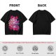 Olive T-shirt with Spinel Character Graphic Print