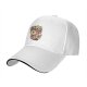 Black baseball cap with spooky drink graphic and Japanese text