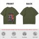 One Piece Luffy and Shanks Christmas Themed Graphic T-Shirt