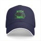 Black baseball cap with alien graphic and 'Kiss Me' text