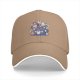 Black Baseball Cap With Studio Ghibli Character Group Print