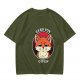 Olive T-Shirt With Zero Fox Given Grumpy Fox Graphic Print