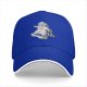 Black Baseball Cap With Skateboarding Raccoon Trash Panda Graphic