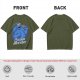 Olive Green Cookie Monster T-Shirt with Cookie Graphic
