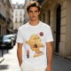 Anime Straw Hat Silhouette Graphic T-Shirt