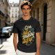 Olive T-Shirt With 'DM Just Making Stuff Up As We Go' Print