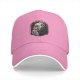 Black baseball cap with vampire drinking coffee 'Coffee Before Coffin' print