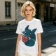 Olive T-Shirt With Cute Baby Dragon Reading Book Print