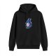 Black Hoodie With Cute Dragon Holding D20 Natural 1 Today Print
