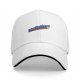 Black baseball cap with 'The Less You Know' retro graphic