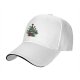 Black Baseball Cap With Christmas Tree Gaming Themed Artwork