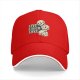 Black Baseball Cap With Live Laugh Love Skull Graphic