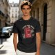 Olive T-Shirt with Retro Cartoon Gas Can 'Aged Like Fine' Print