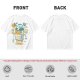 Olive T-Shirt With Kawaii Beer Can Robot Graphic