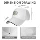 Black baseball cap with whimsical magical plant and mushroom graphic
